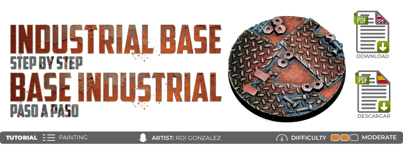 Paint industrial bases for miniatures | Tutorial
